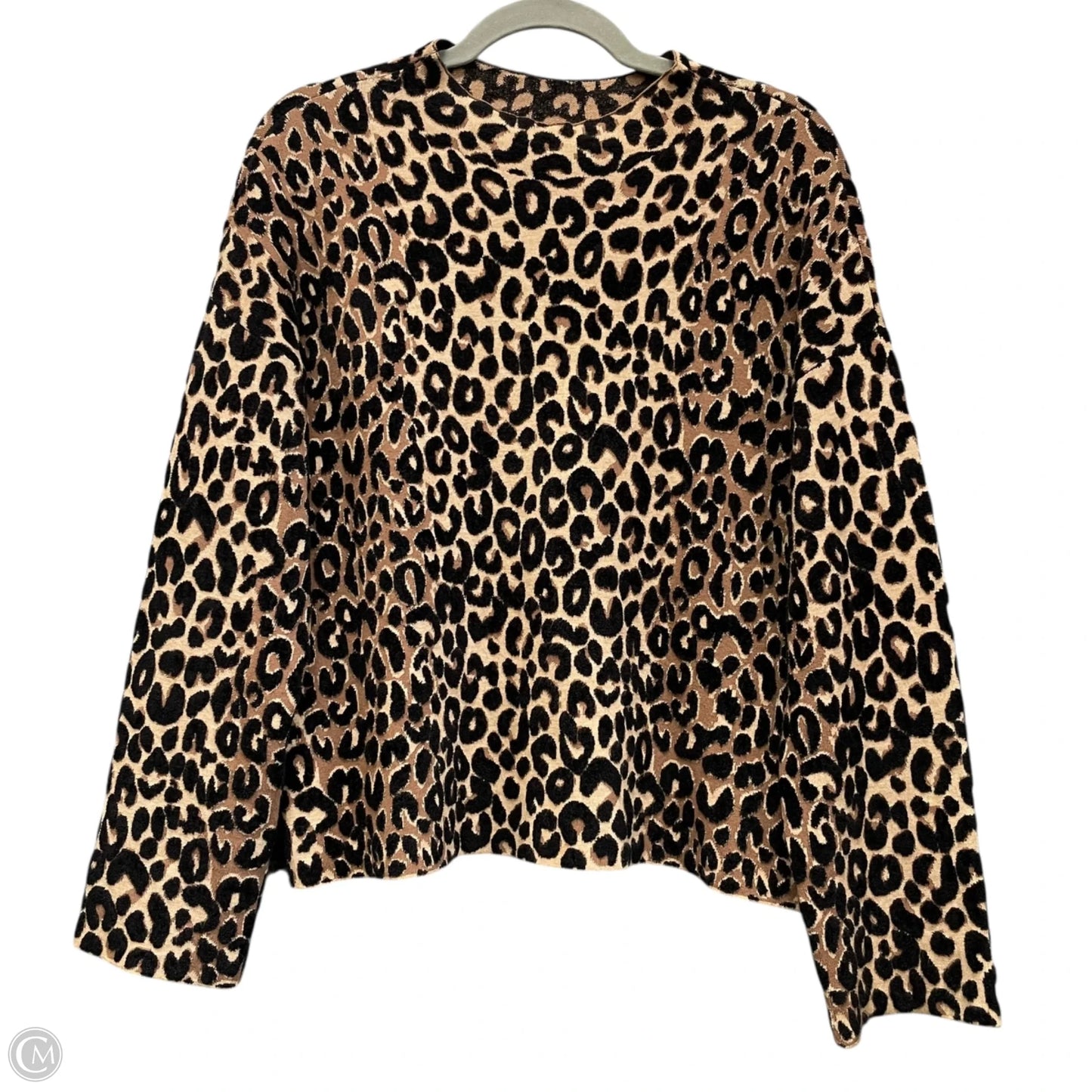 Sweater Designer By Milly In Animal Print, Size: S