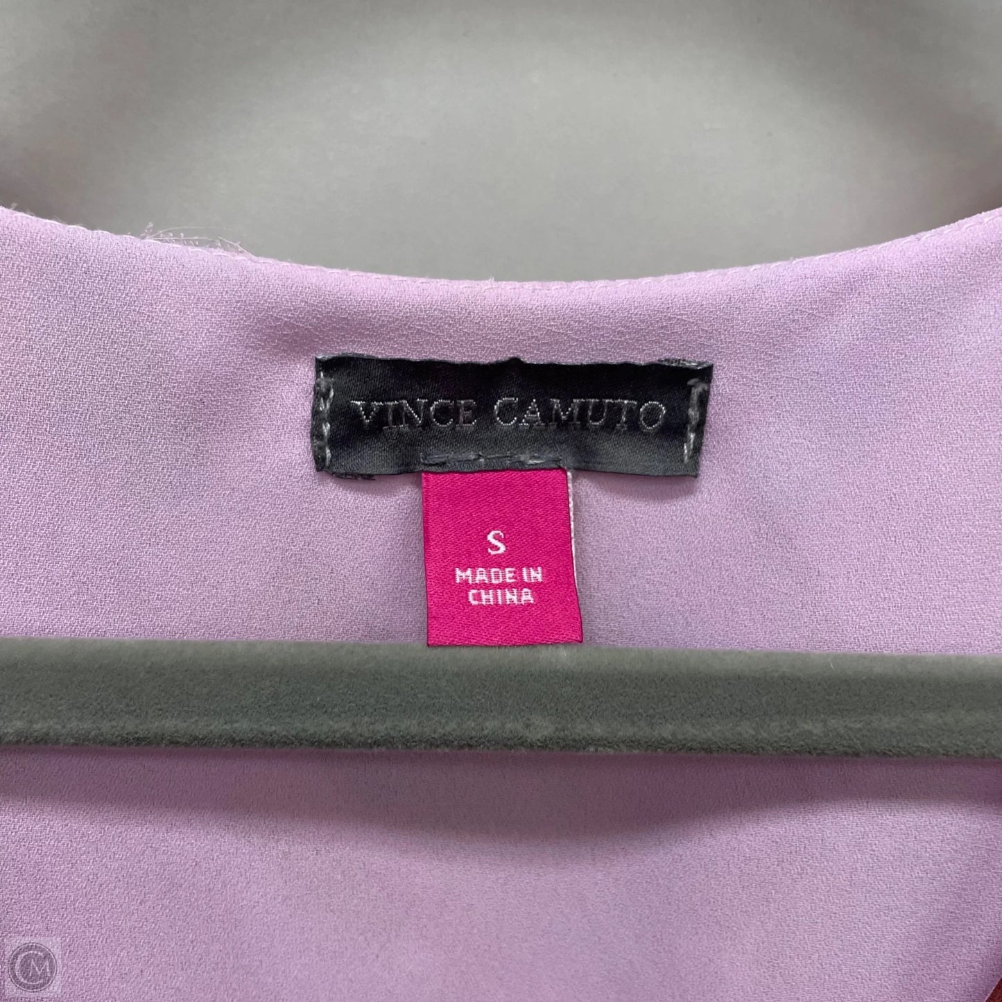 Blouse Long Sleeve By Vince Camuto In Pink, Size: S