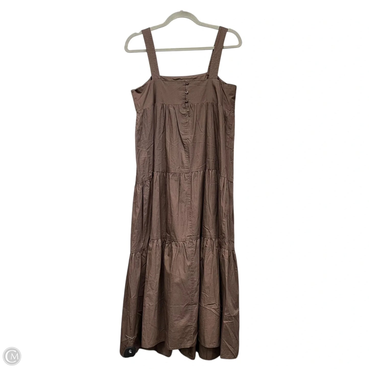 Dress Casual Midi By Haven In Brown, Size: Xs