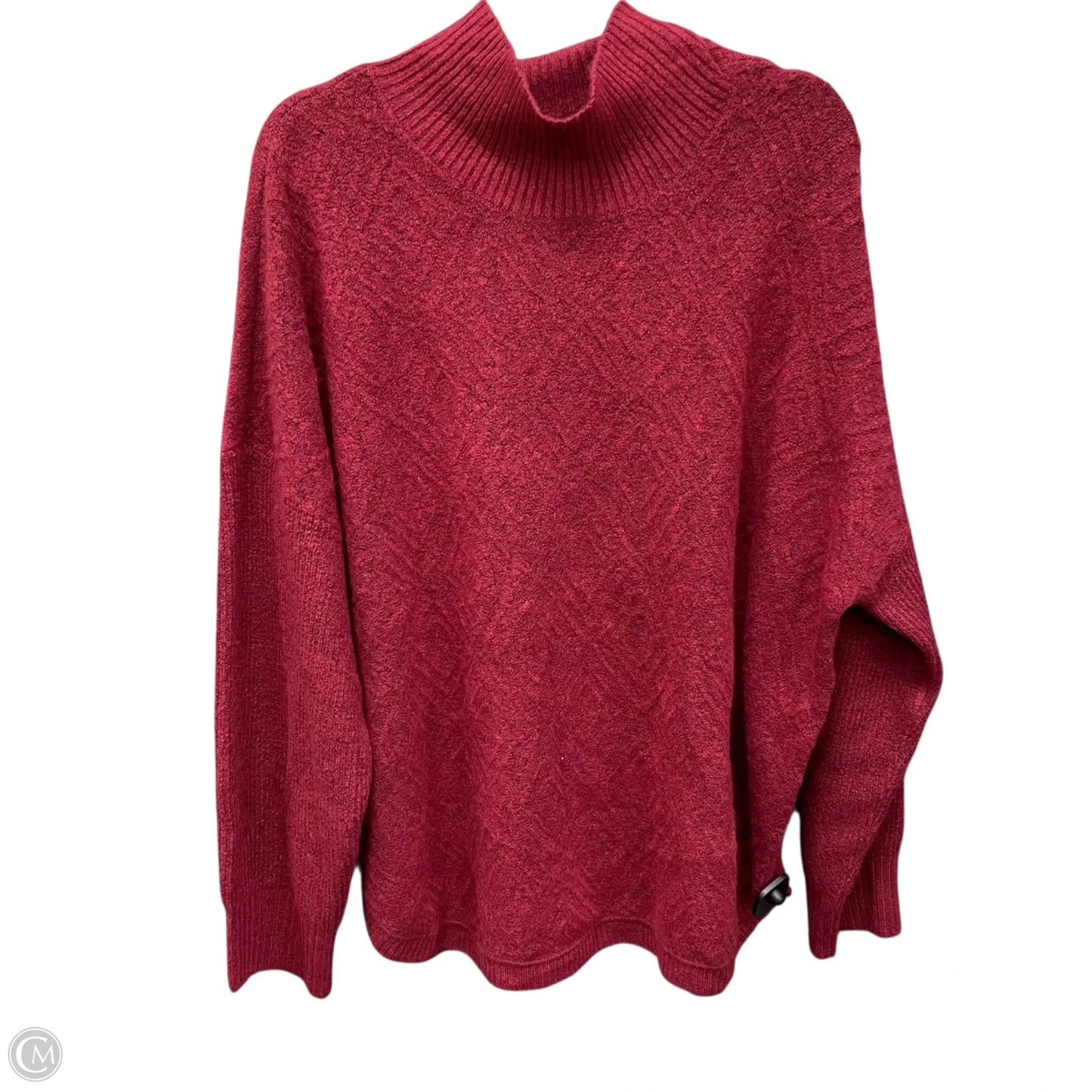 Sweater By Tribal In Red, Size: 3x