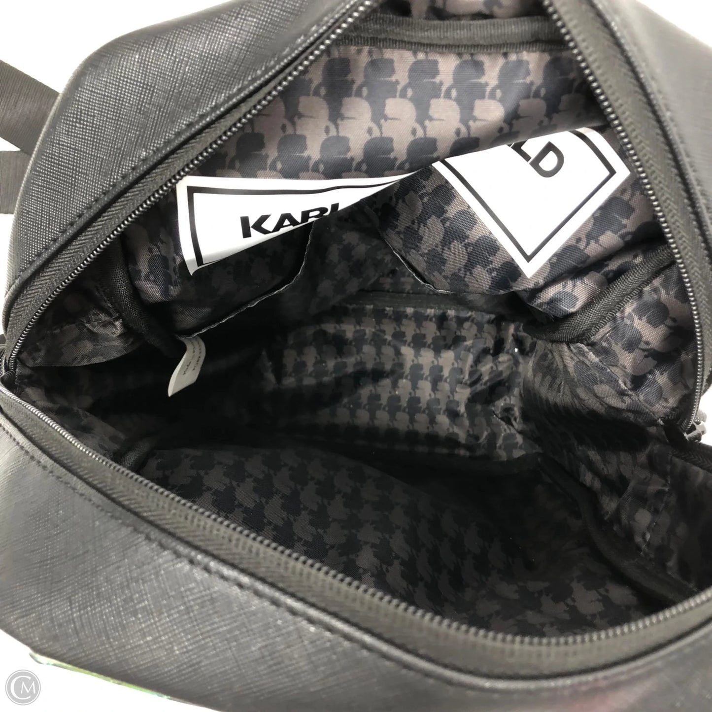 Backpack Designer By Karl Lagerfeld, Size: Medium