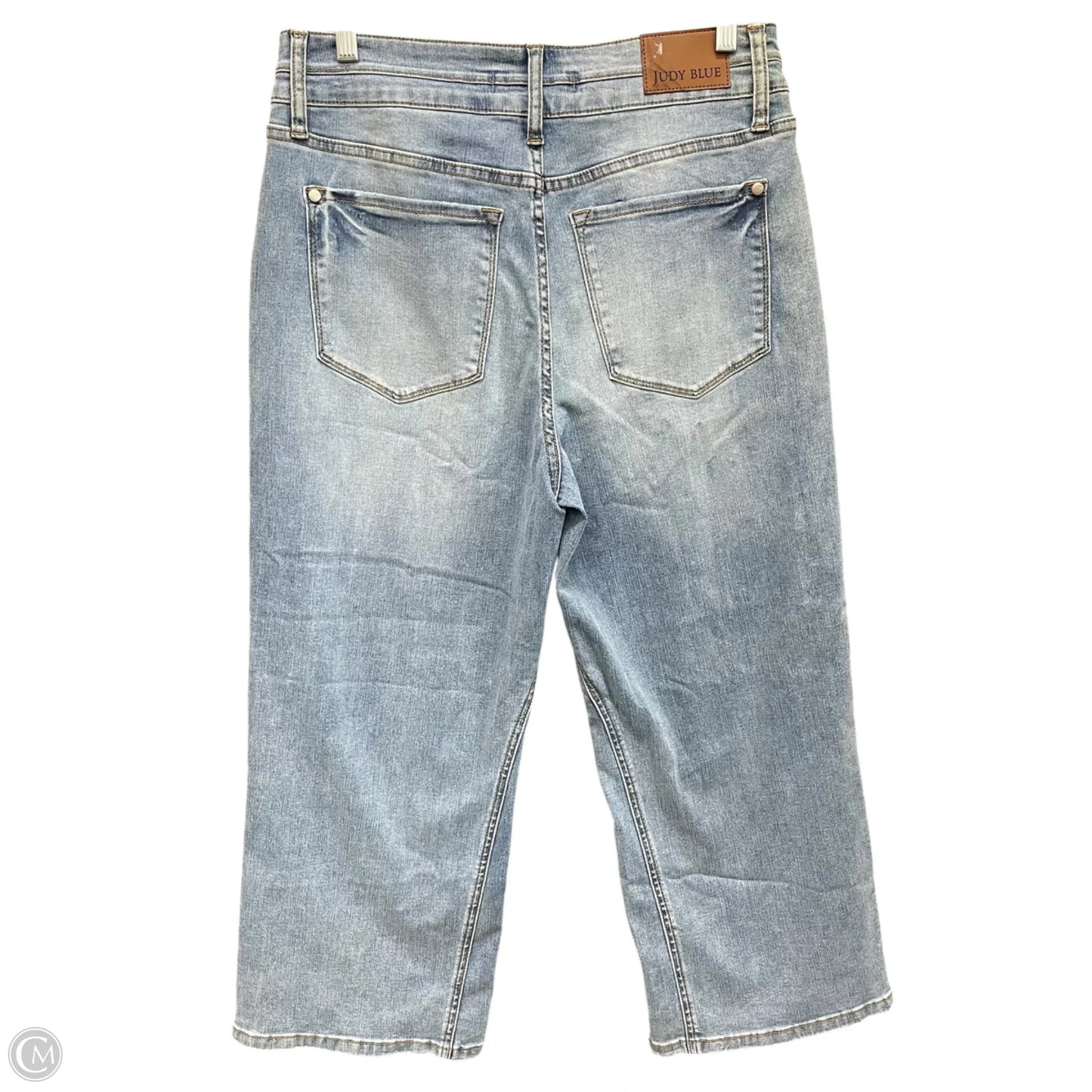 Jeans Wide Leg By Judy Blue In Blue Denim, Size: 10