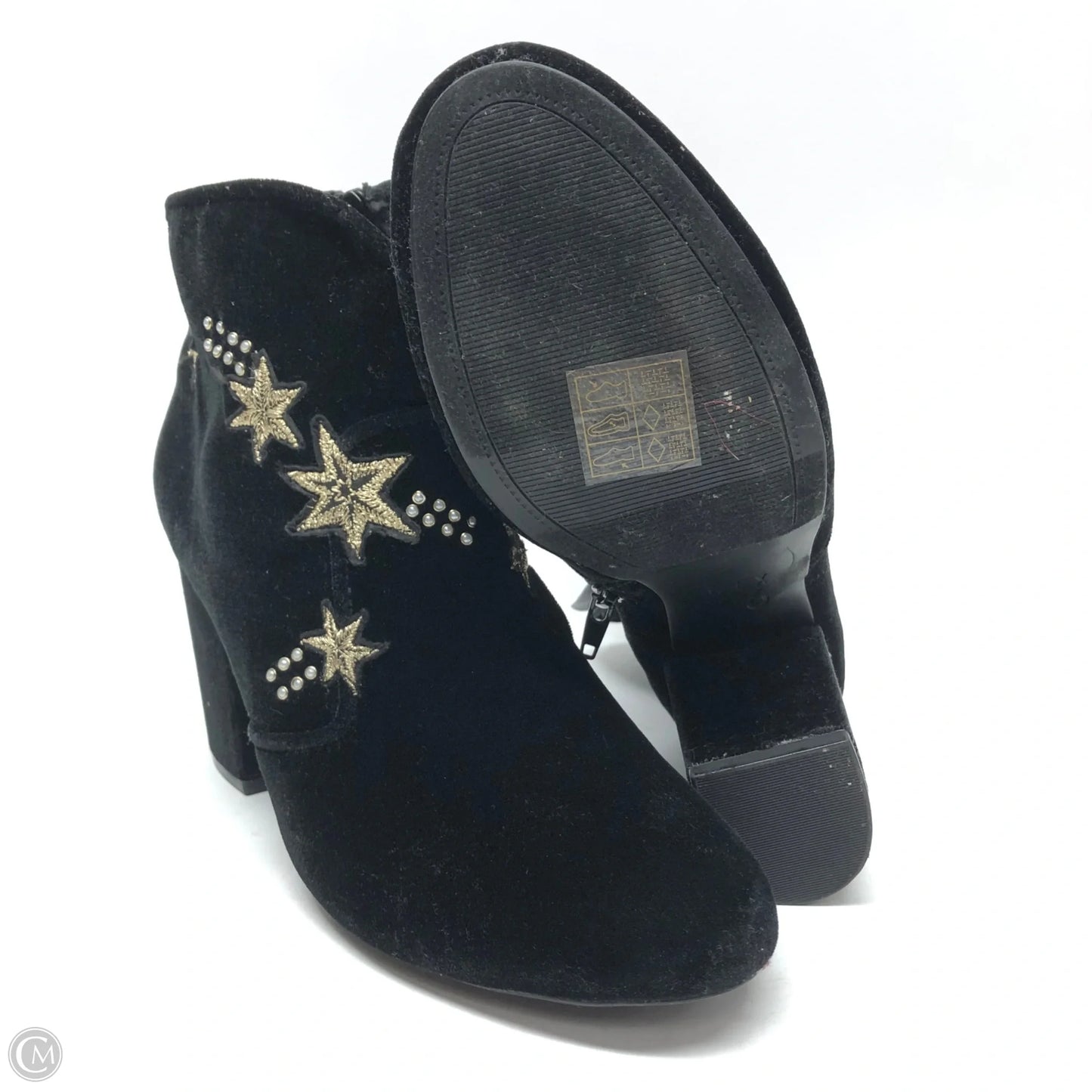 Boots Ankle Heels By Mix No 6 In Black, Size: 11