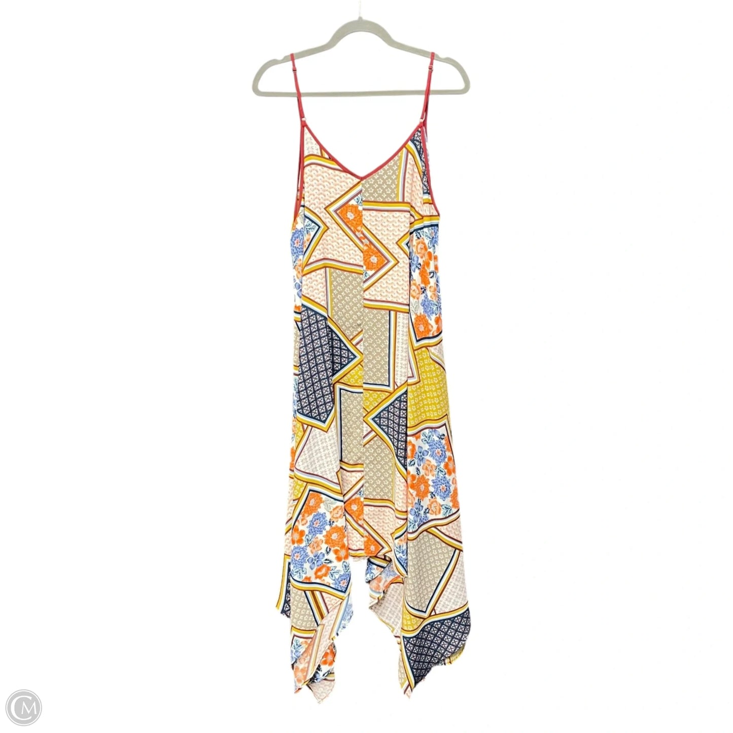 Dress Casual Midi By Kori America In Multi-colored, Size: L