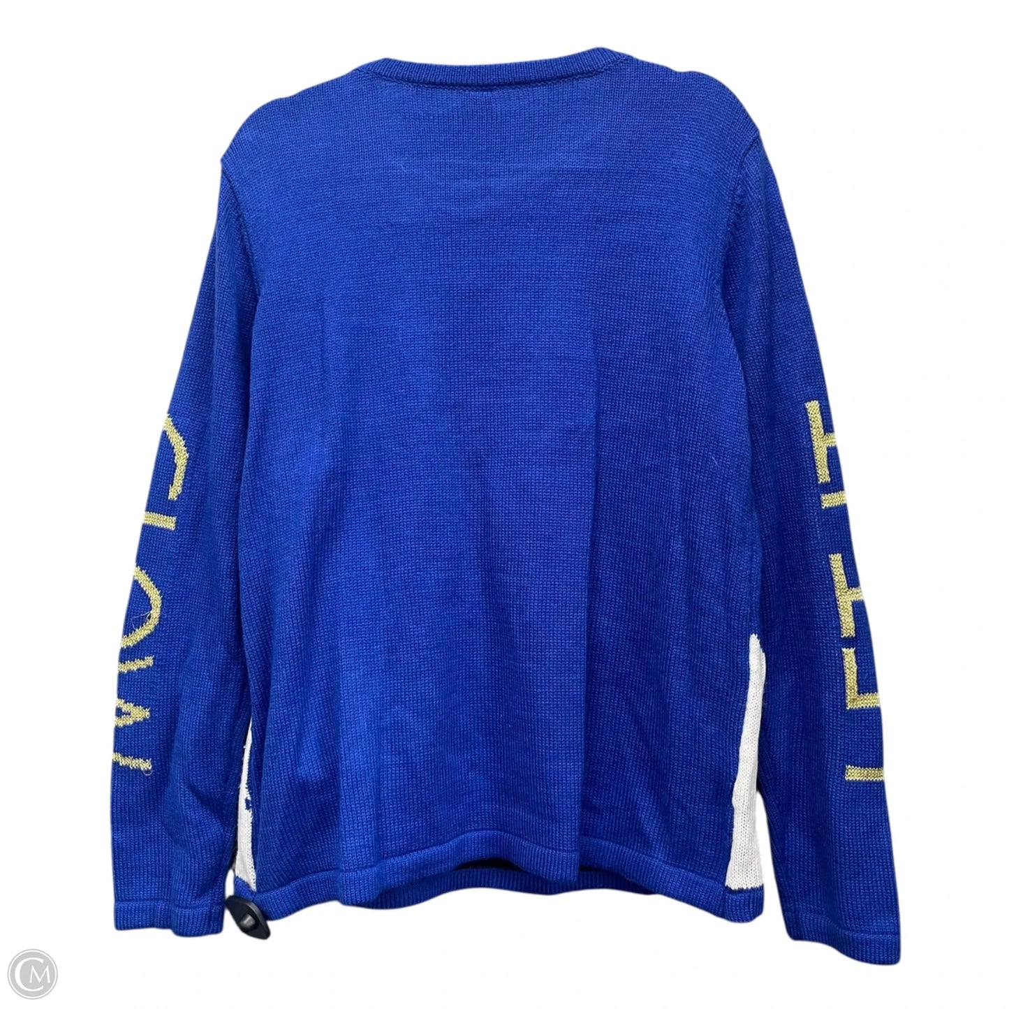 Sweater By Holiday Time In Blue, Size: Xl
