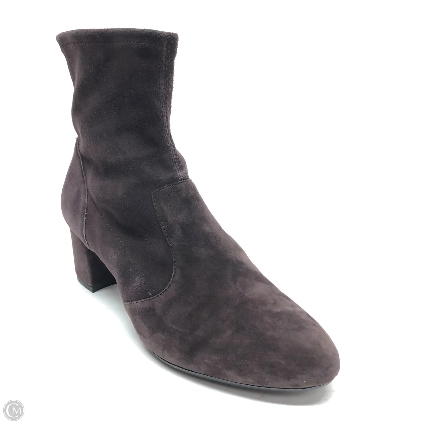 Boots Ankle Heels By Talbots In Brown, Size: 8