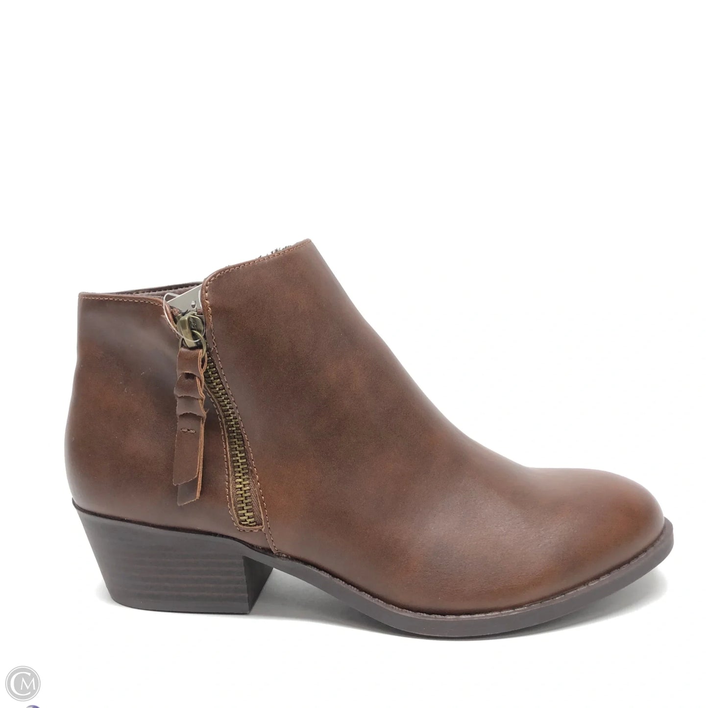 Boots Ankle Flats By Arizona In Brown, Size: 9