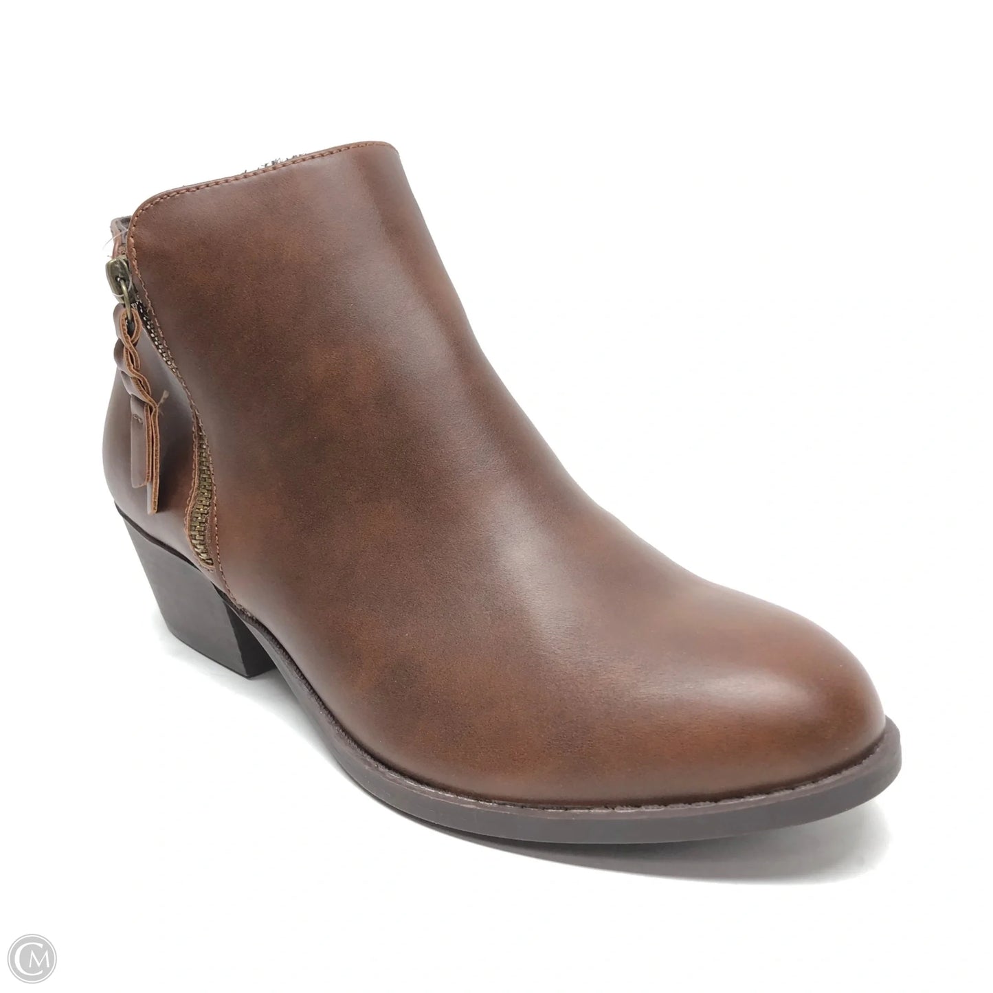 Boots Ankle Flats By Arizona In Brown, Size: 9