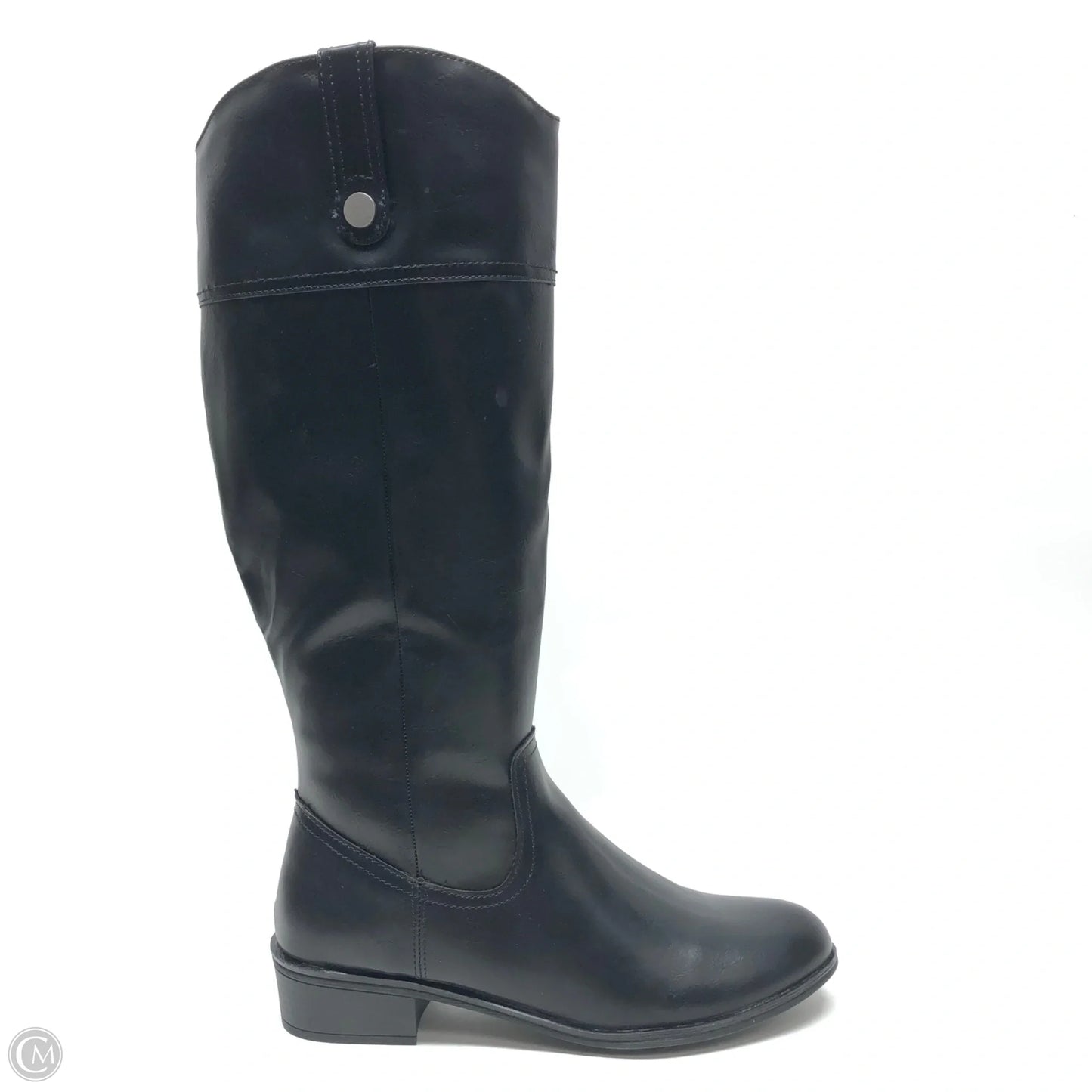 Boots Knee Flats By St Johns Bay In Black, Size: 9.5