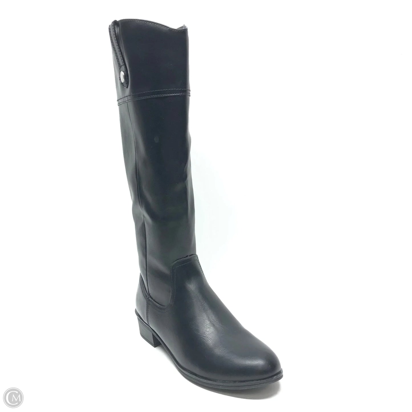 Boots Knee Flats By St Johns Bay In Black, Size: 9.5