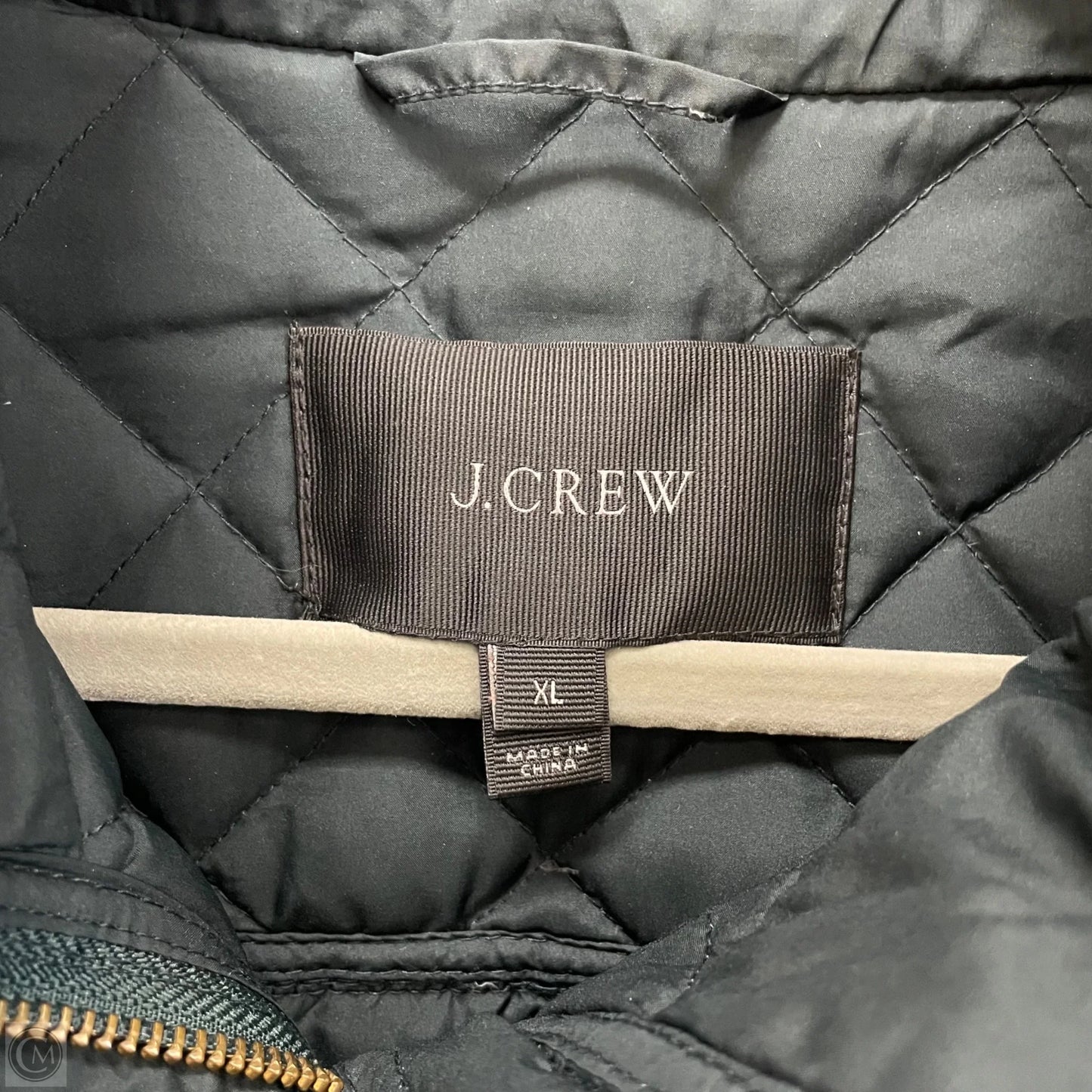 Jacket Puffer & Quilted By J. Crew In Black, Size: Xl