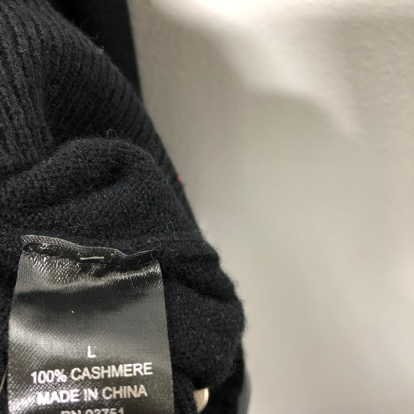 Sweater Cashmere By Cmc In Black, Size:L