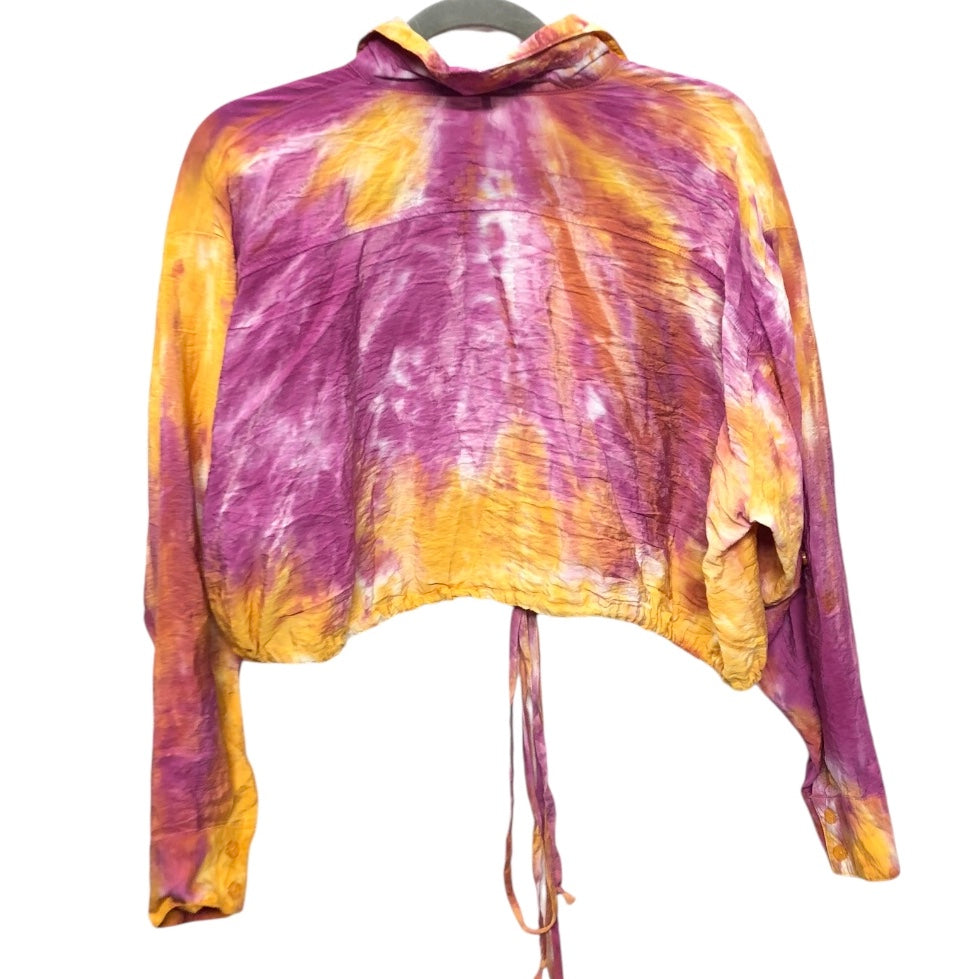 Top Ls By Young Fabulous & Broke In Pink & Yellow, Size:S