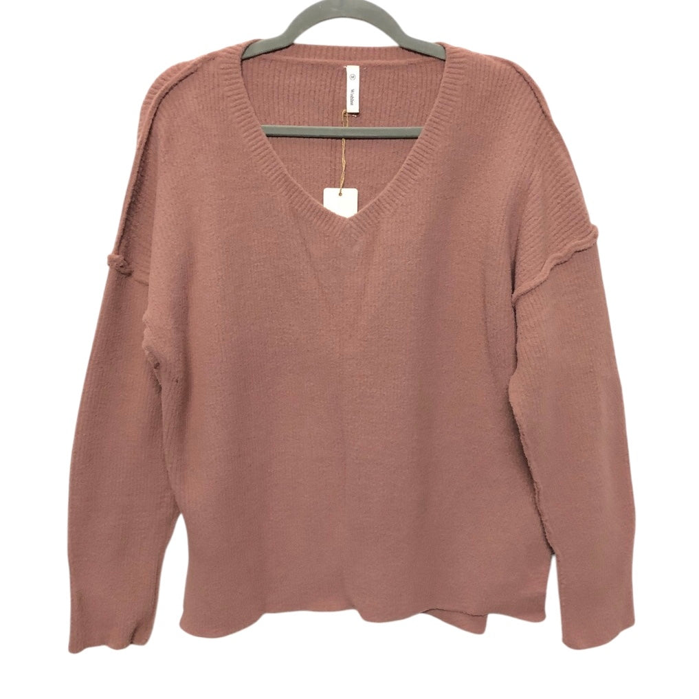 Sweater By Wishlist In Mauve, Size:M