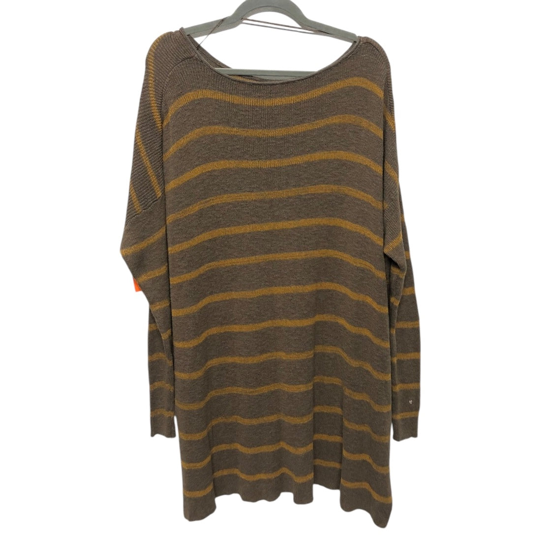 Sweater By Free People In Brown & Yellow, Size:M