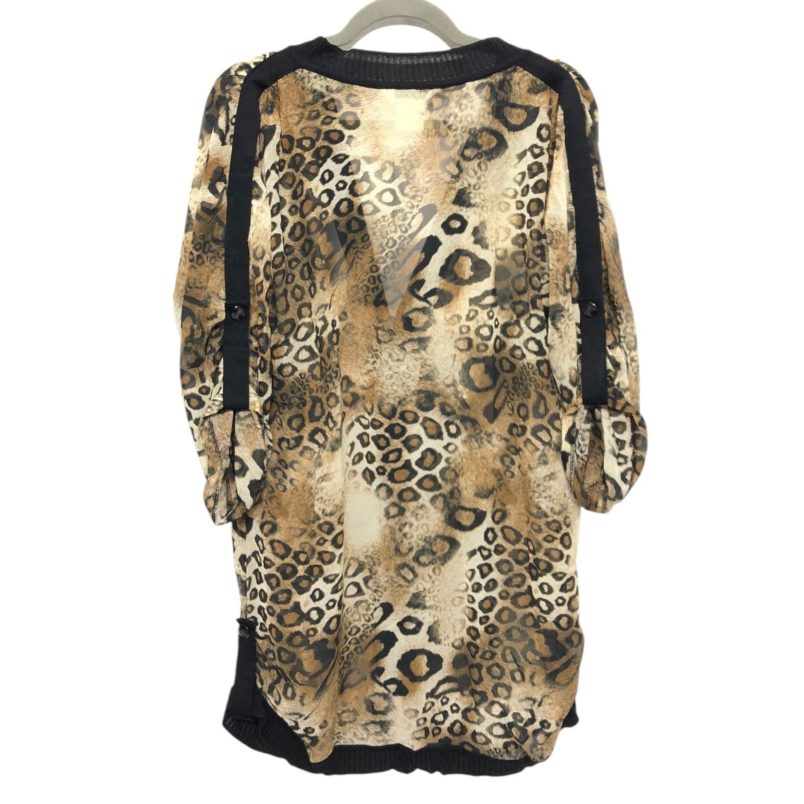 Cardigan By Misook In Animal Print, Size:S