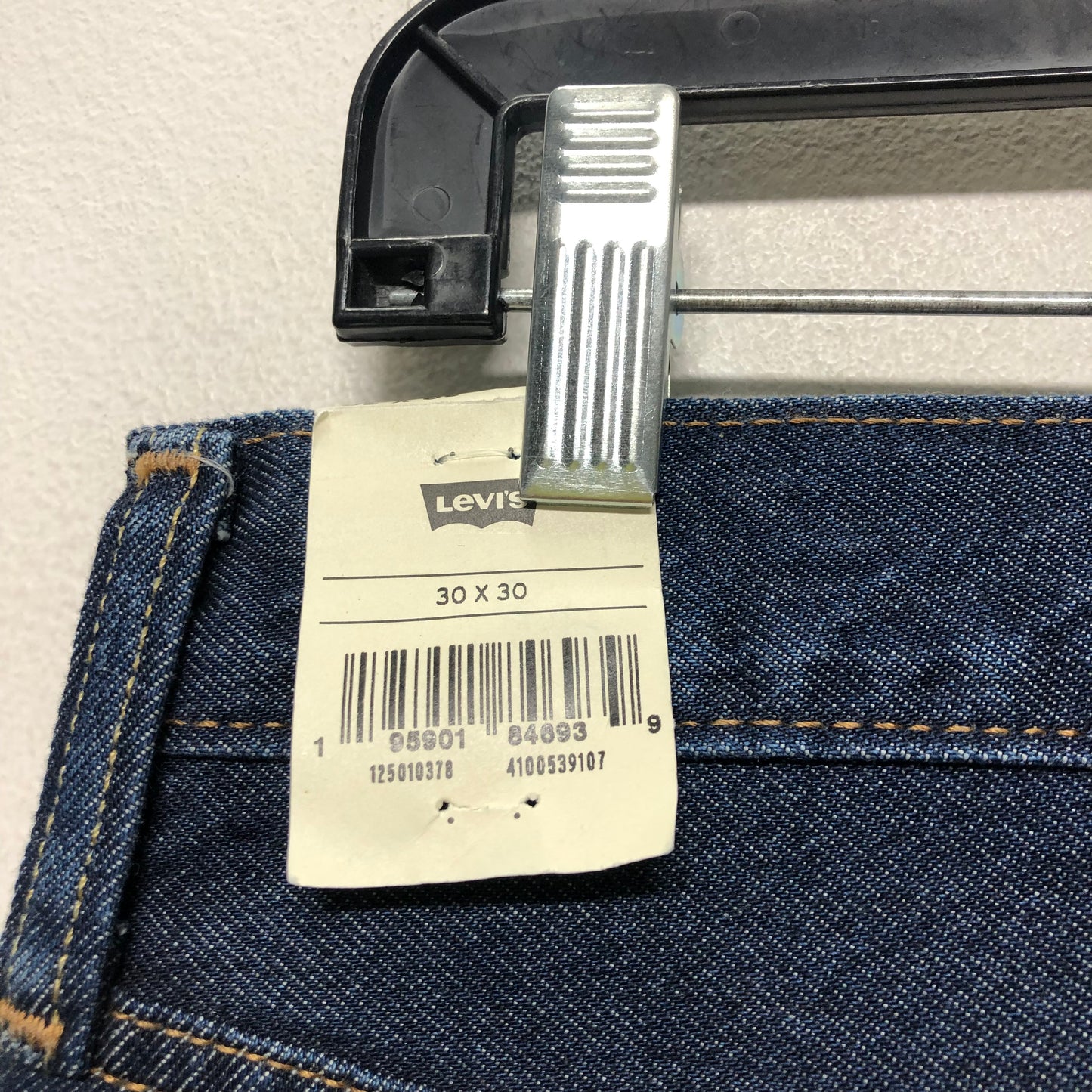 Jeans Straight By Levis In Blue Denim, Size:10