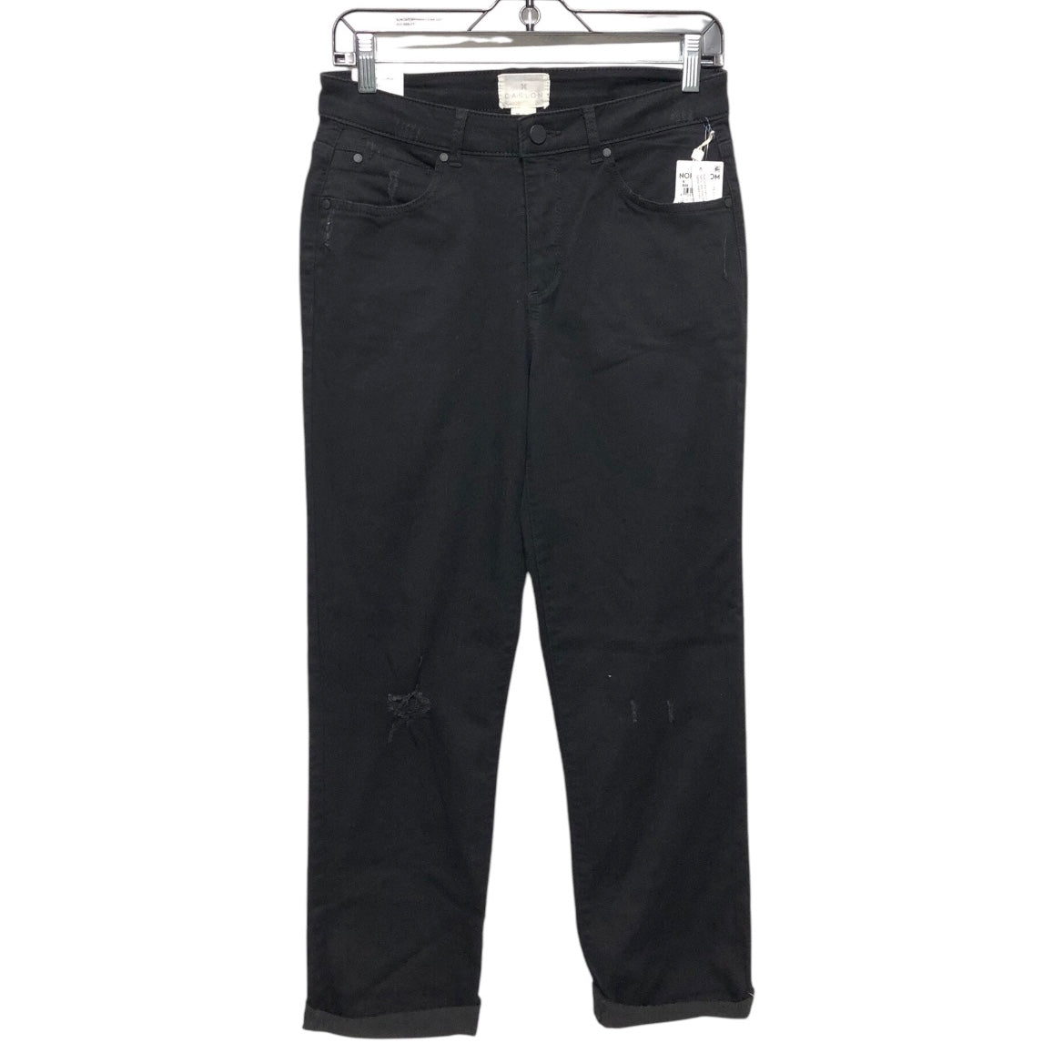 Jeans Straight By Caslon In Black Denim, Size:6