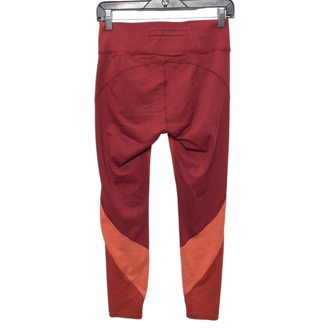 Athletic Leggings By Outdoor Voices In Orange & Red, Size:M