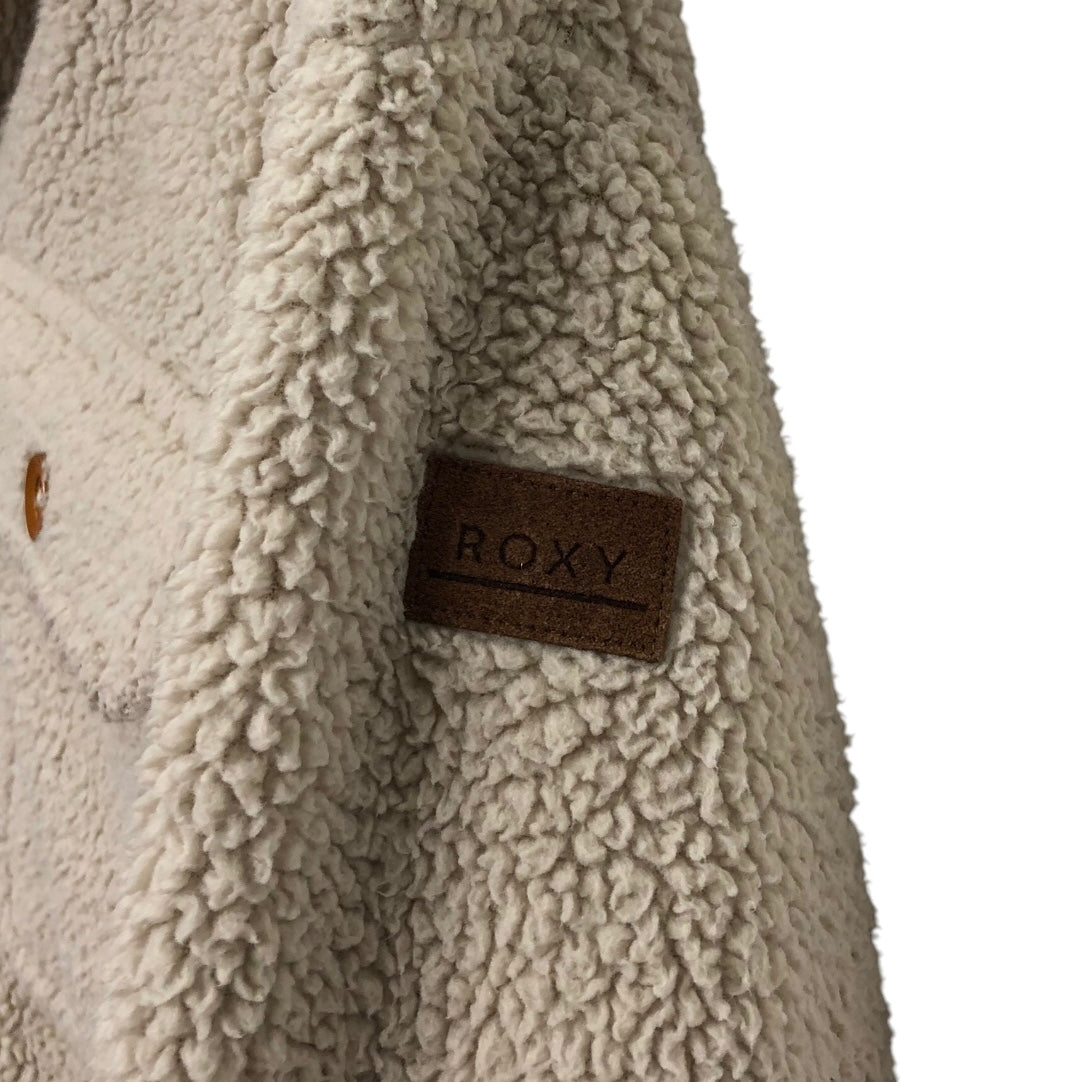 Jacket Shirt By Roxy In Taupe, Size:Xs