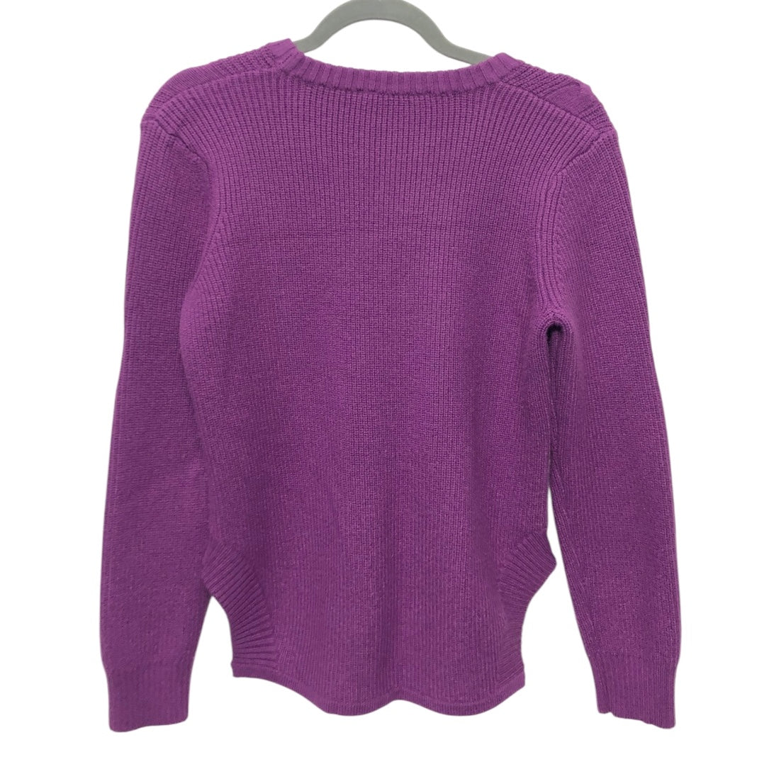 Sweater By Clothes Mentor In Purple, Size:M