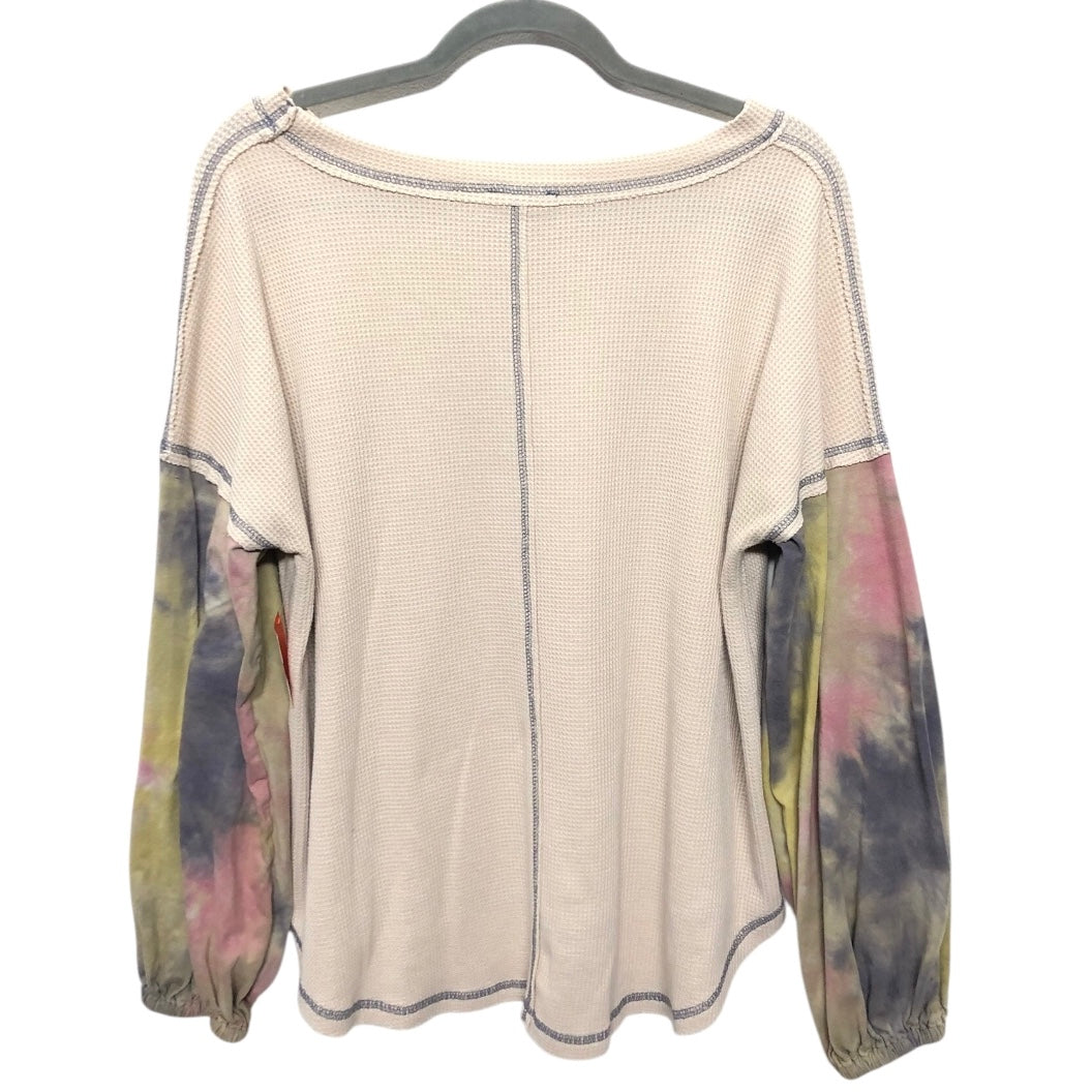Top Ls By Entro In Cream, Size:M