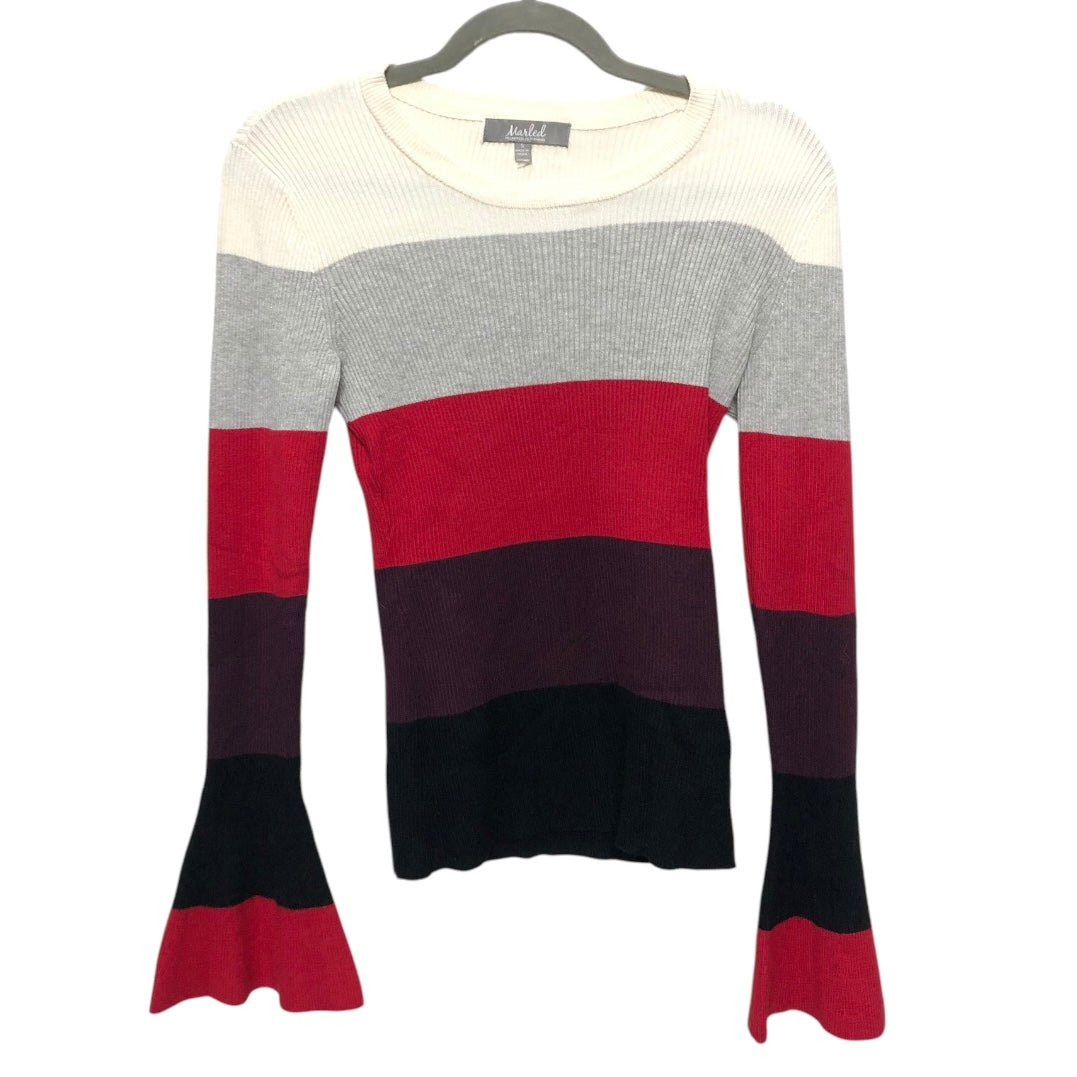 Top Ls By Marled In Black & Red, Size:S