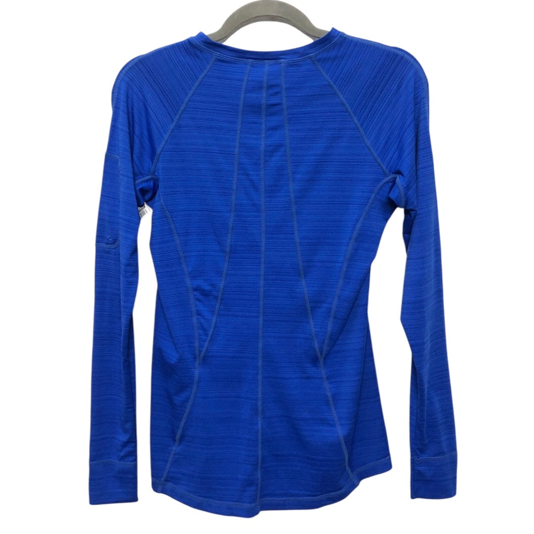 Athletic Top Ls Crewneck By Athleta In Blue, Size:S