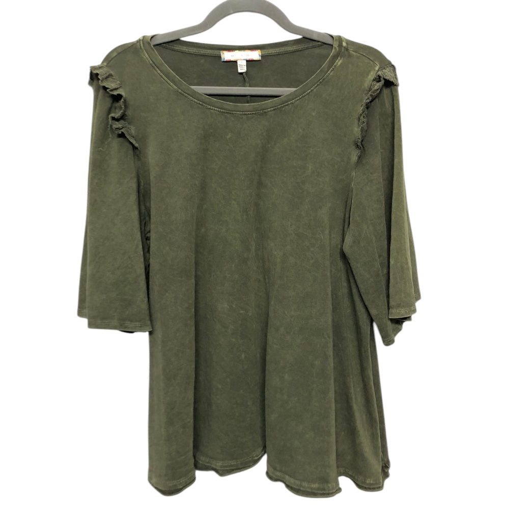Top Ss By Eri + Ali In Green, Size:L
