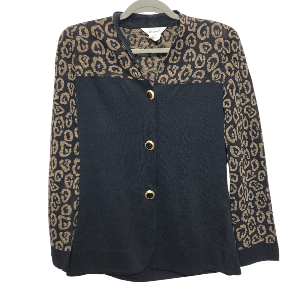 Blazer By Misook In Animal Print, Size:Xs