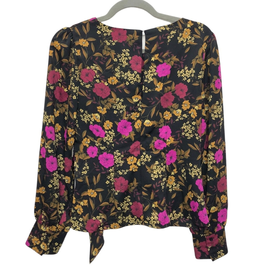 Blouse Ls By Astr In Floral Print, Size:S