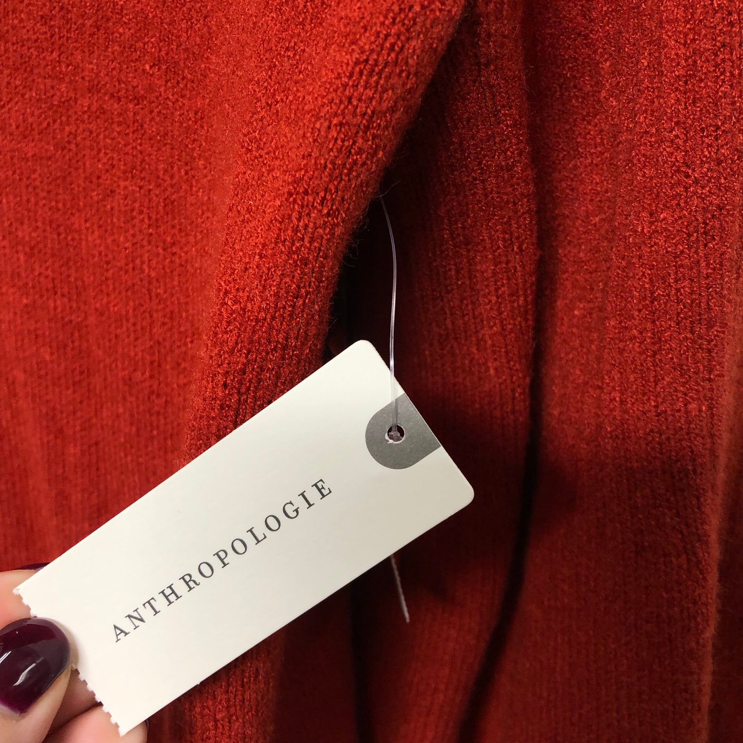 Sweater By Anthropologie In Orange, Size:S