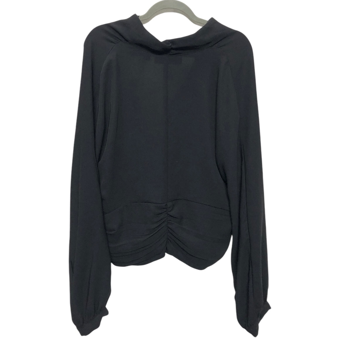 Blouse Ls By New York And Co In Black, Size:Xl