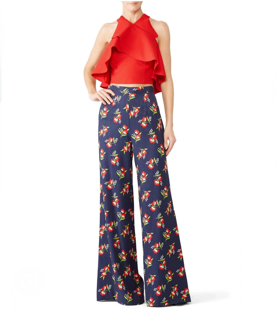 Pants Wide Leg By Jill Stuart In Blue & Red, Size: Xs
