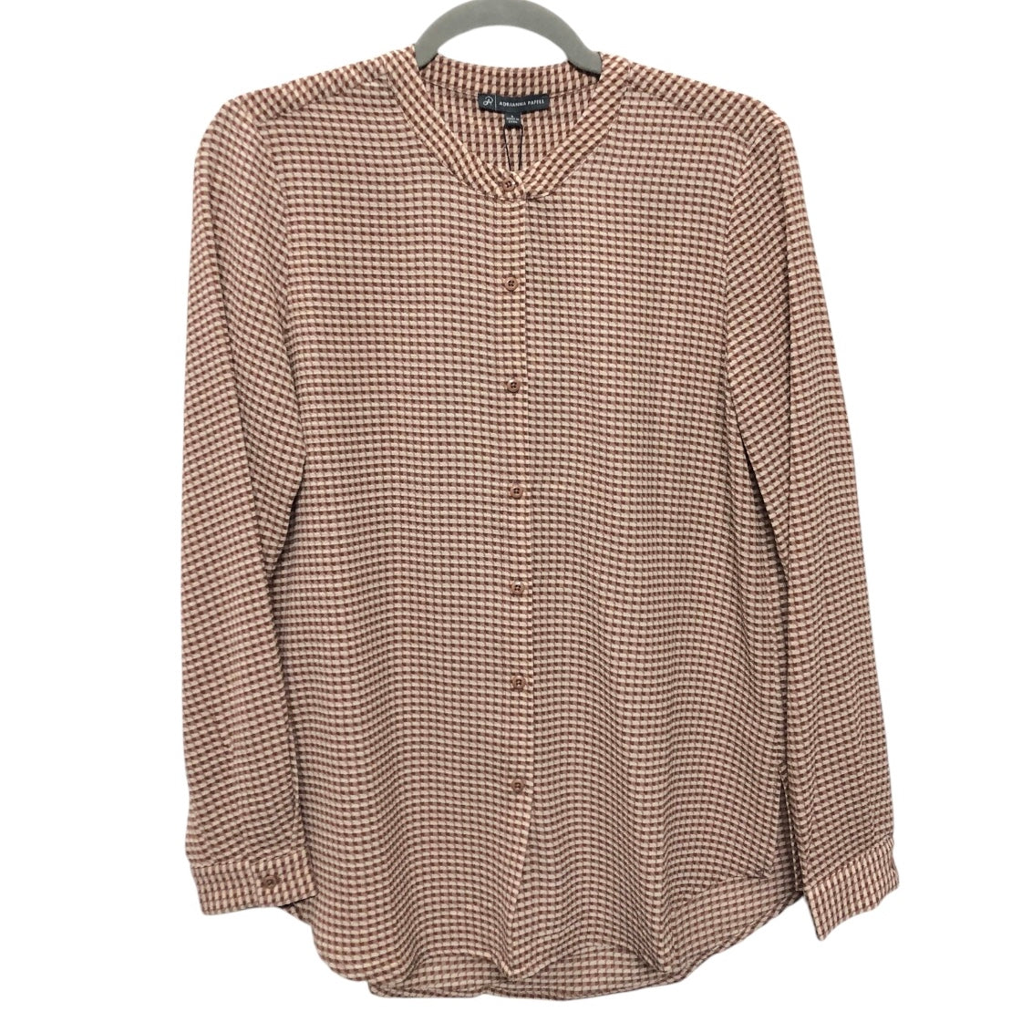Top Ls By Adrianna Papell In Brown & White, Size:S