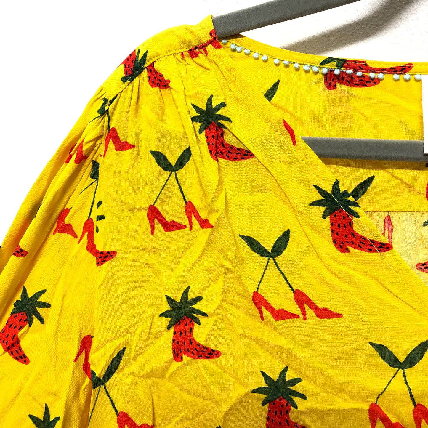 Top Ls By Anthropologie In Yellow, Size:2
