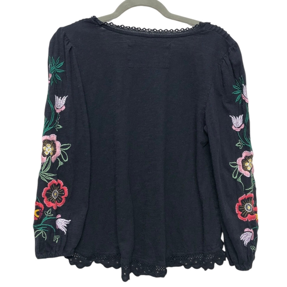 Top Ls By Anthropologie In Black, Size:M