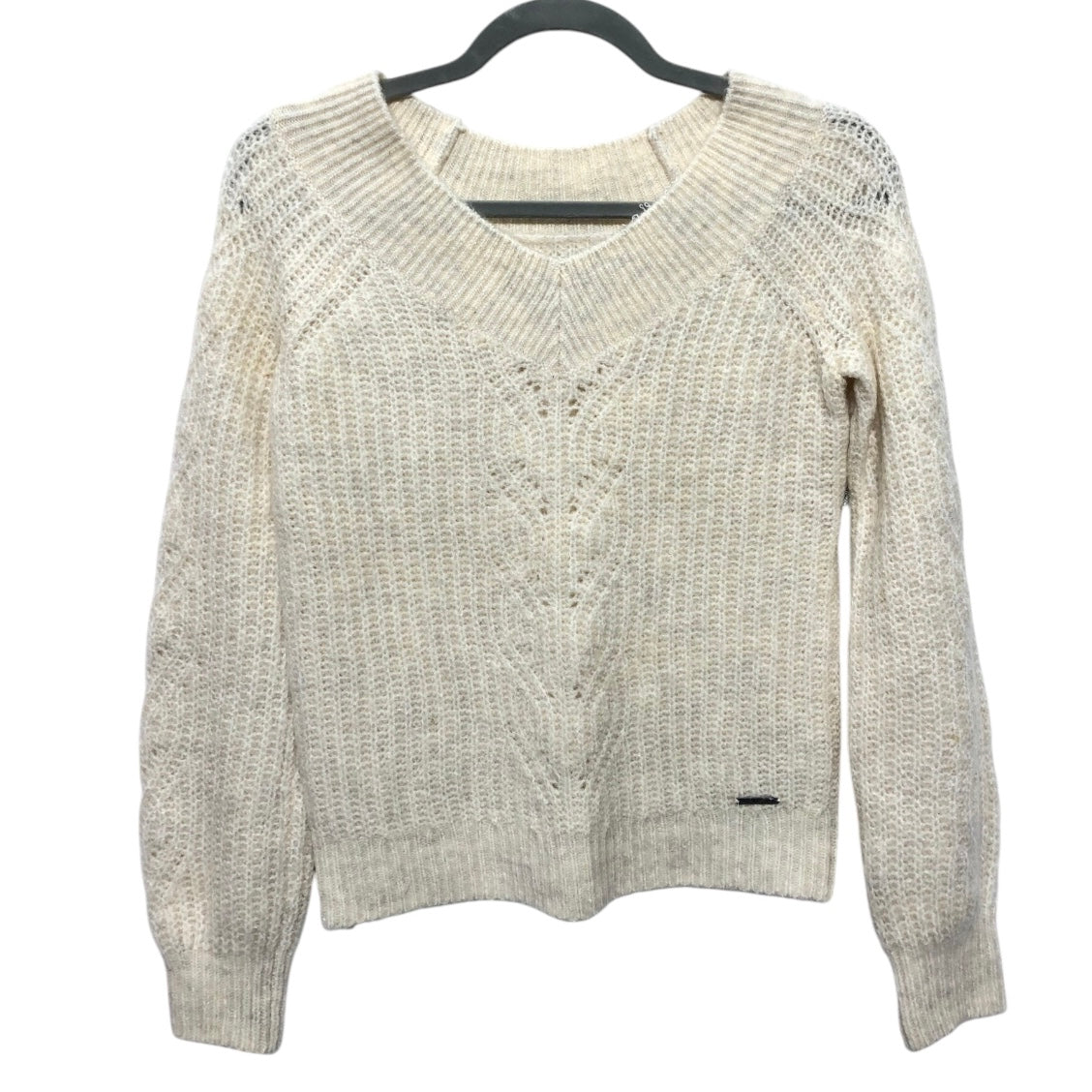 Sweater By Abercrombie And Fitch In Cream, Size:Xs