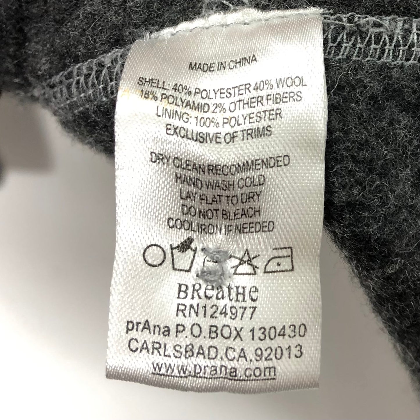 Sweater By Prana In Grey, Size:Xs