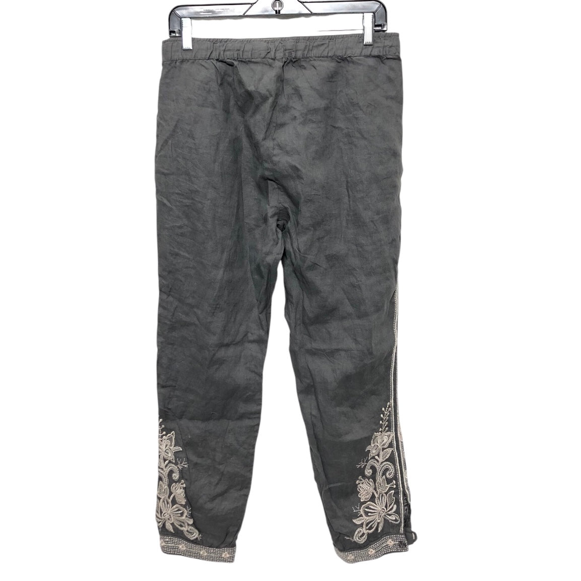 Pants Linen By Johnny Was In Grey, Size:S