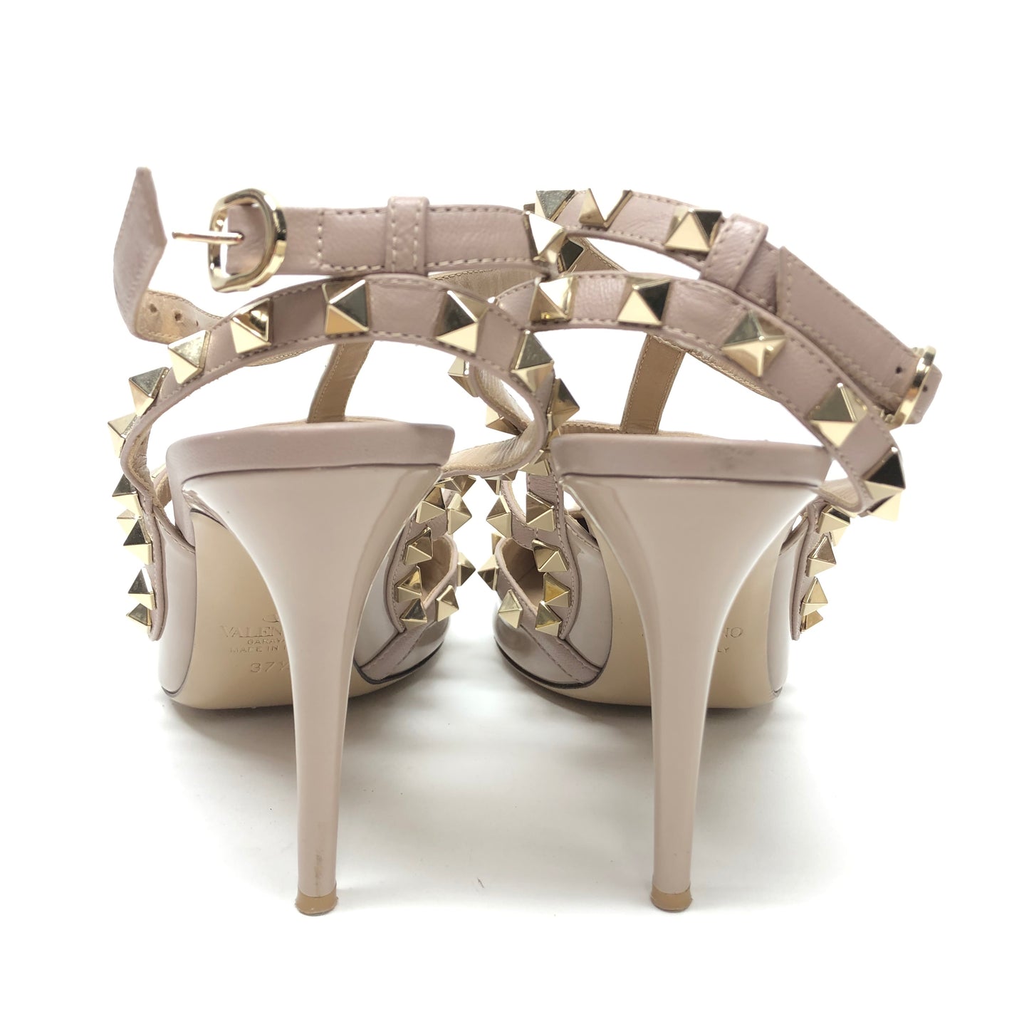 Sandals Luxury Designer By Valentino-garavani In Beige, Size: 7.5