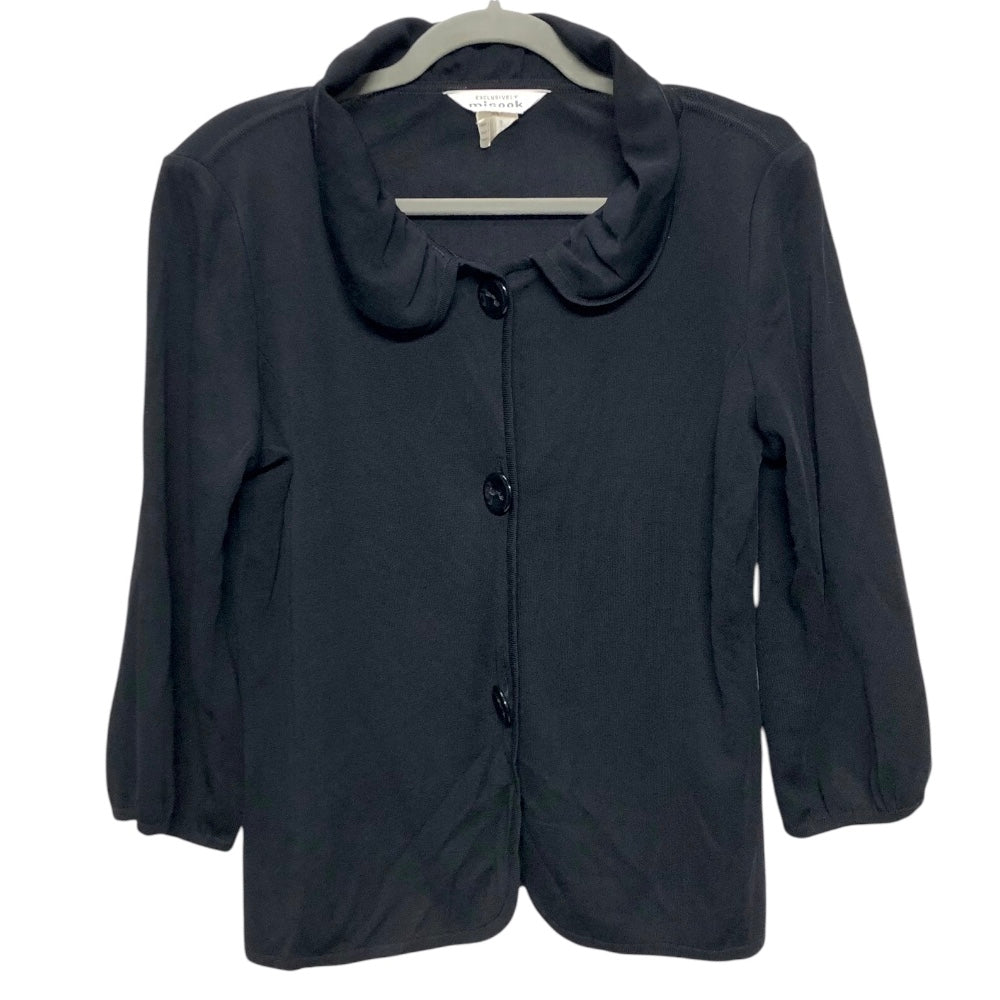 Cardigan By Misook In Black, Size:Xs