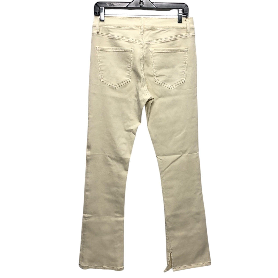 Jeans Flared By Express In Cream, Size:8
