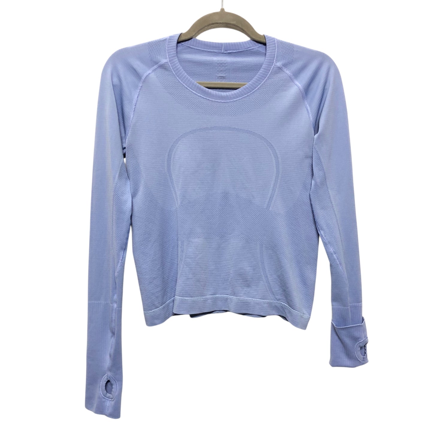 Athletic Top Ls Crewneck By Lululemon In Blue, Size:6
