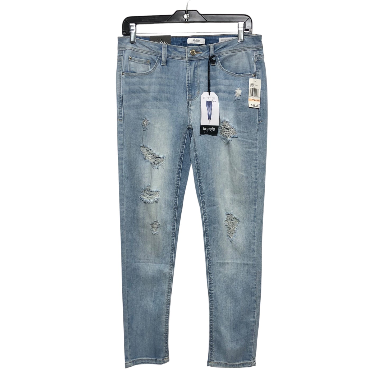 Jeans Boyfriend By Kensie In Blue Denim, Size:2