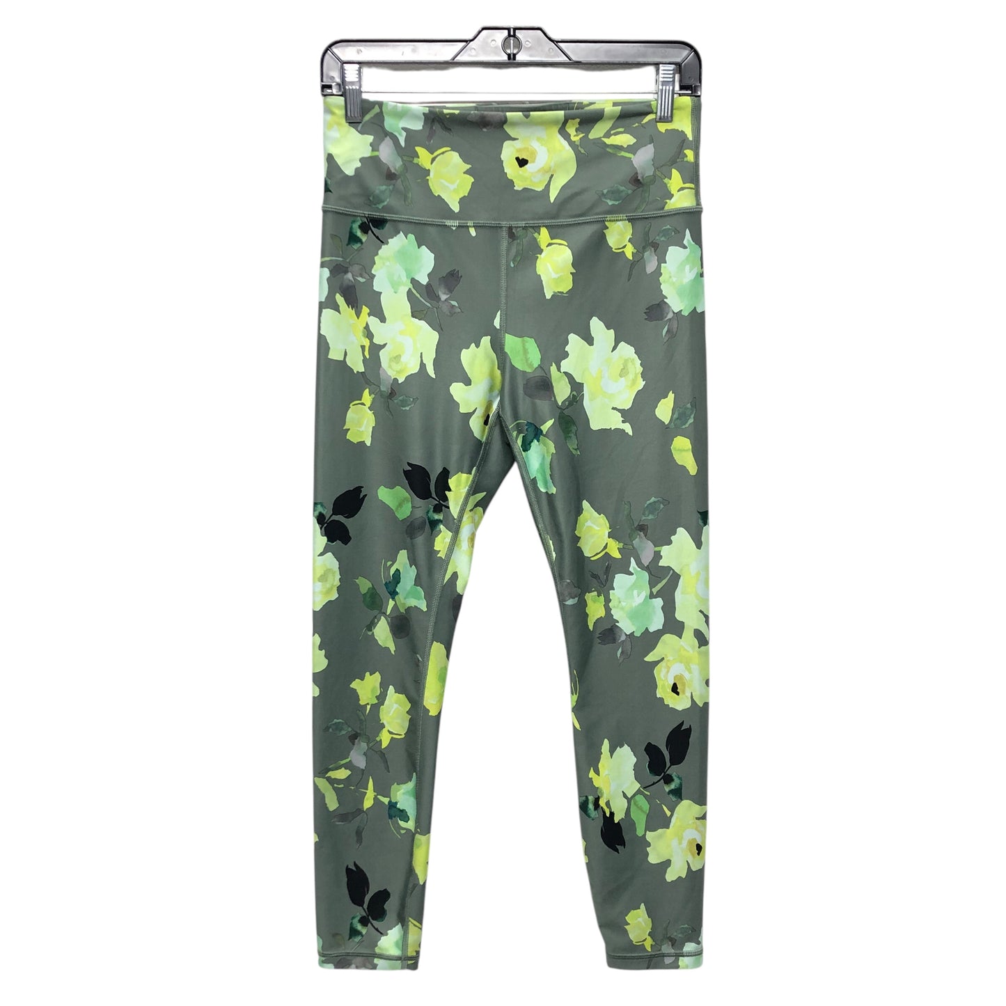 Athletic Leggings By Athleta In Green, Size:M