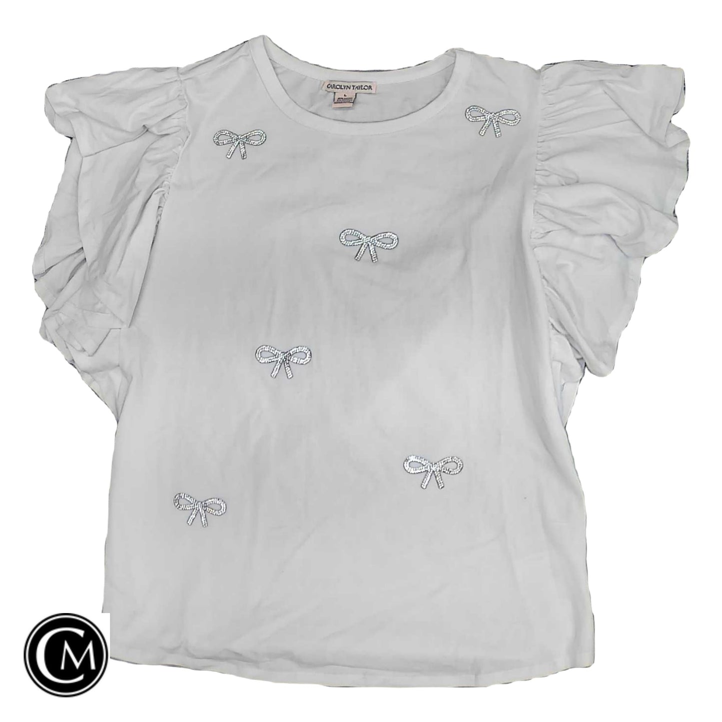Top Ss By Carolyn Taylor In White, Size: L image 1