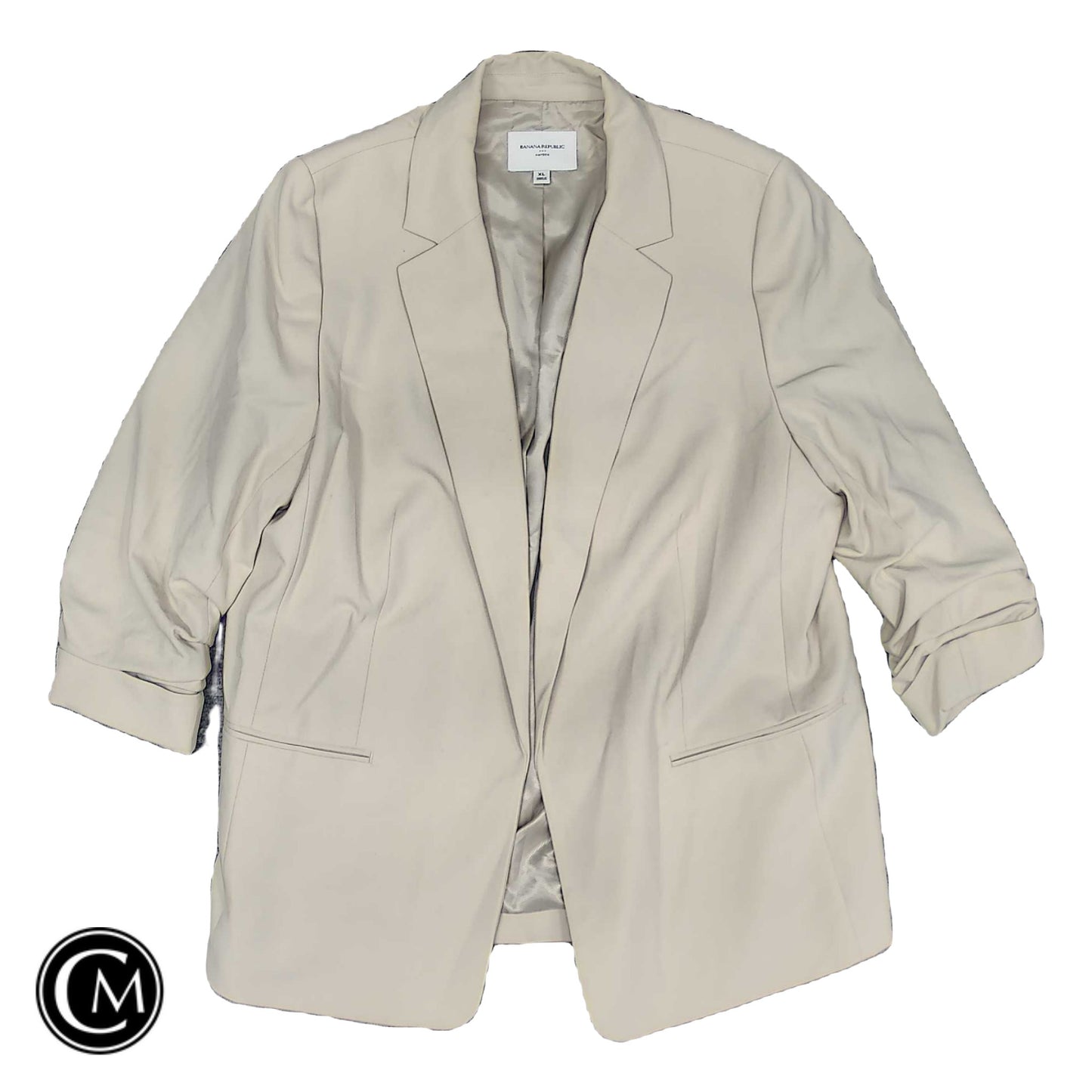 Blazer By Banana Republic In Beige, Size: Xl image 1