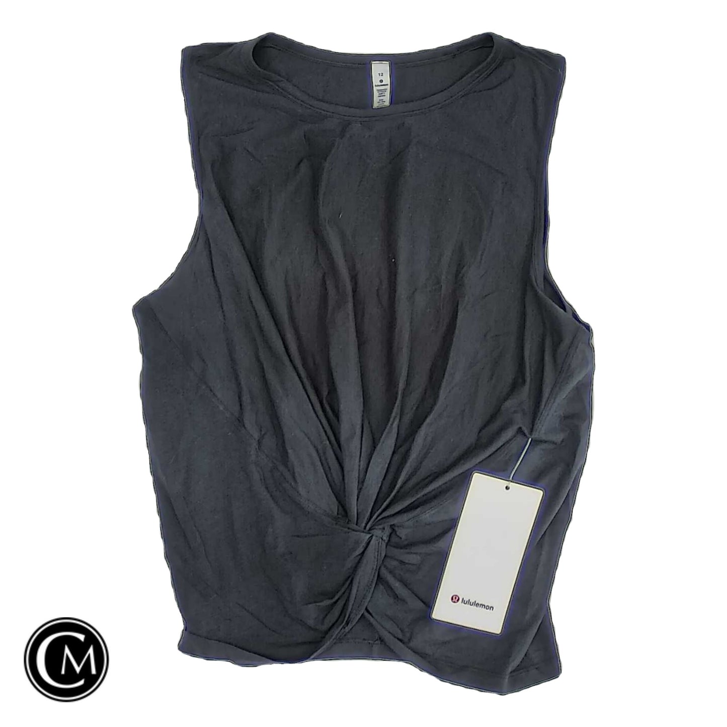 Athletic Tank Top By Lululemon In Black, Size: 12 image 1