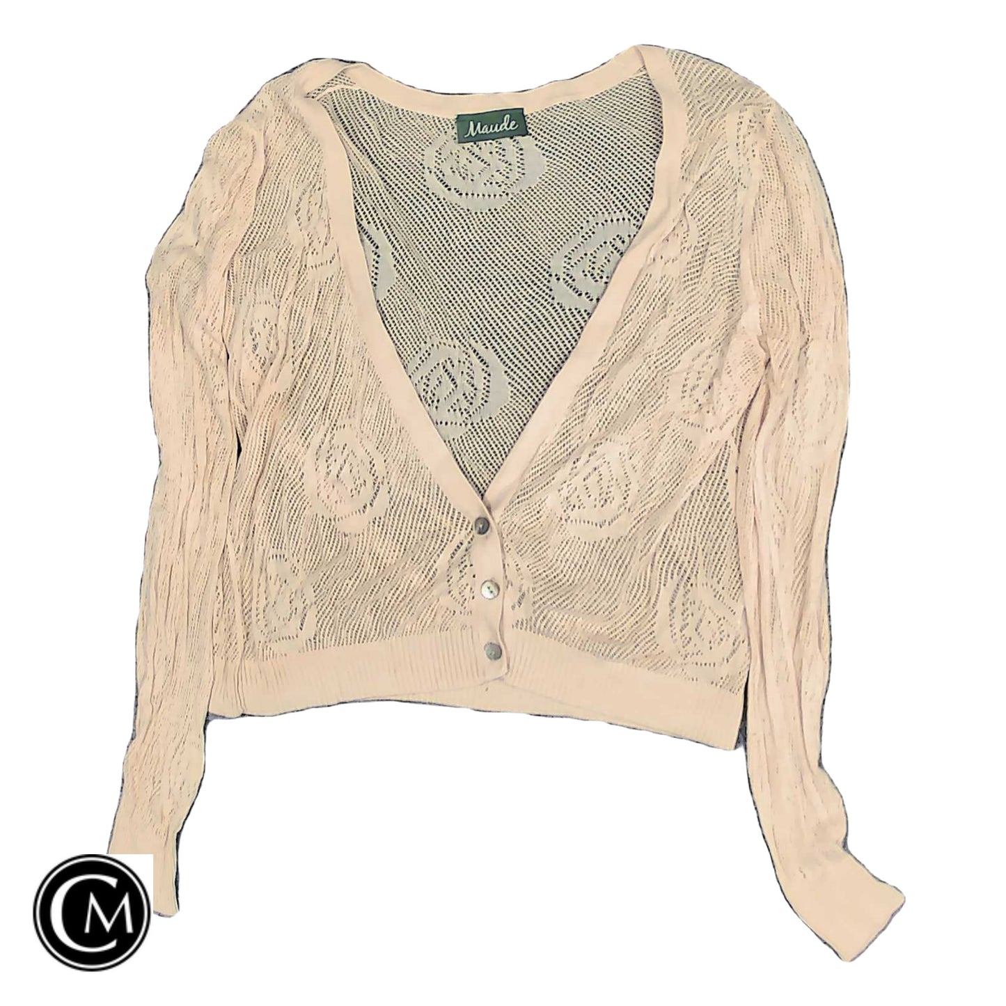 Cardigan By Clothes Mentor In Pink, Size: S image 1